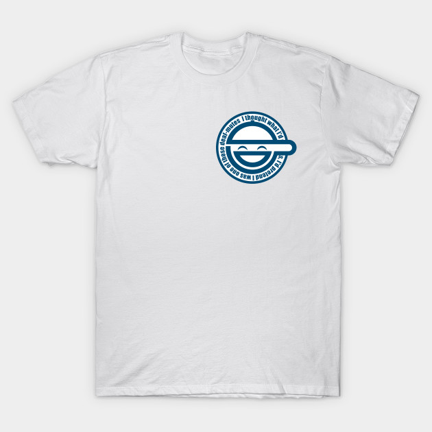 Laughing Man symbol from Ghost In The Shell Anime series T-Shirt-TOZ